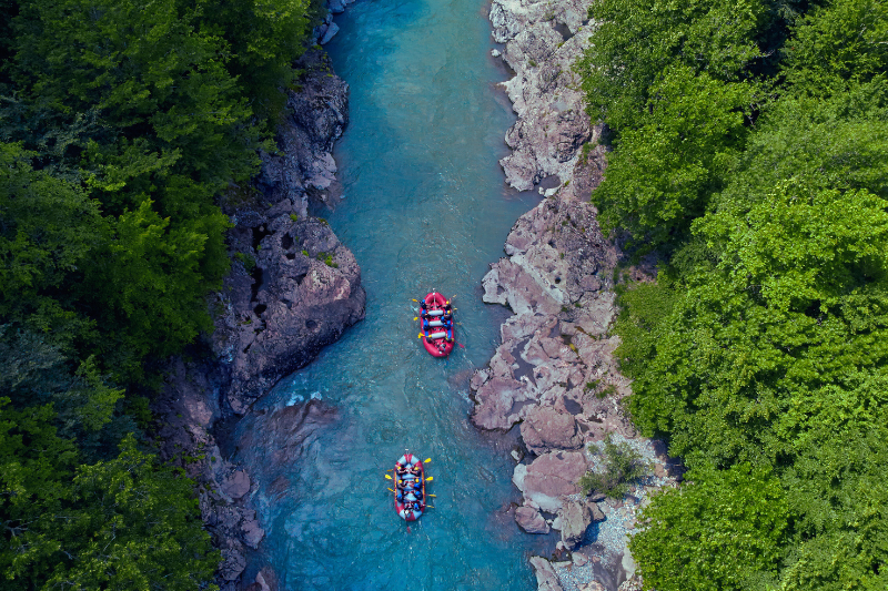 family rafting trip lombok